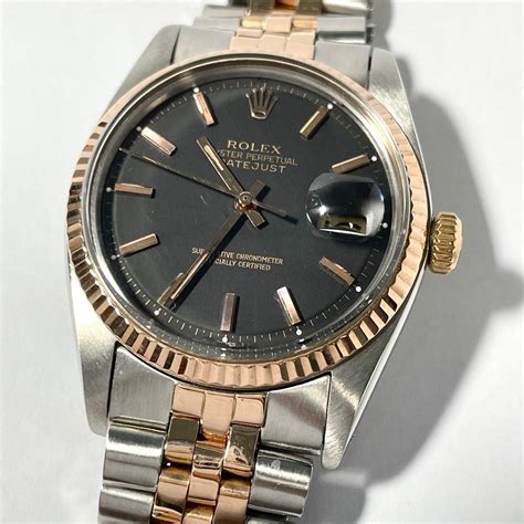 rolex 1601 pink gold|Rolex datejust 1601 review.